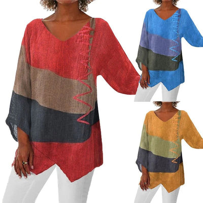 Lysian | Classic Comfort Long Sleeve Blouse