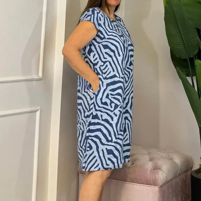 Hallie | Boho Charm Printed Dress