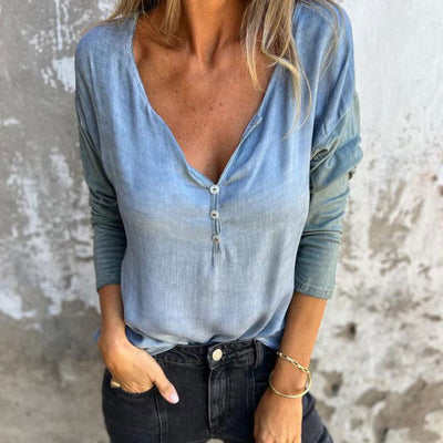 Wren | Simple Chic Long-Sleeve Blouse