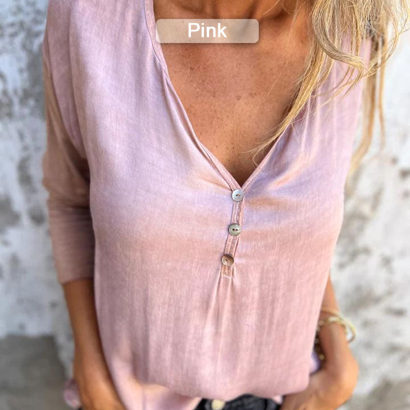 Wren | Simple Chic Long-Sleeve Blouse