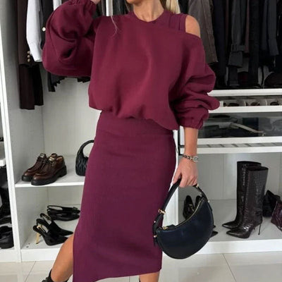 Mirae | Off-Shoulder Dress Set