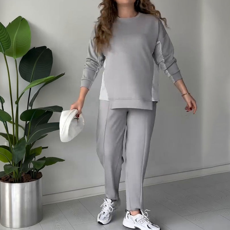 Carina | Chic Color Block Lounge Set