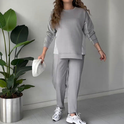 Carina | Chic Color Block Lounge Set