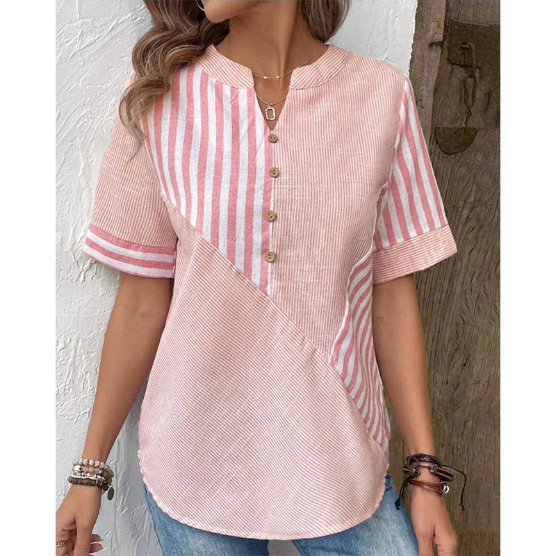 Winette | Everyday Ease Striped Blouse