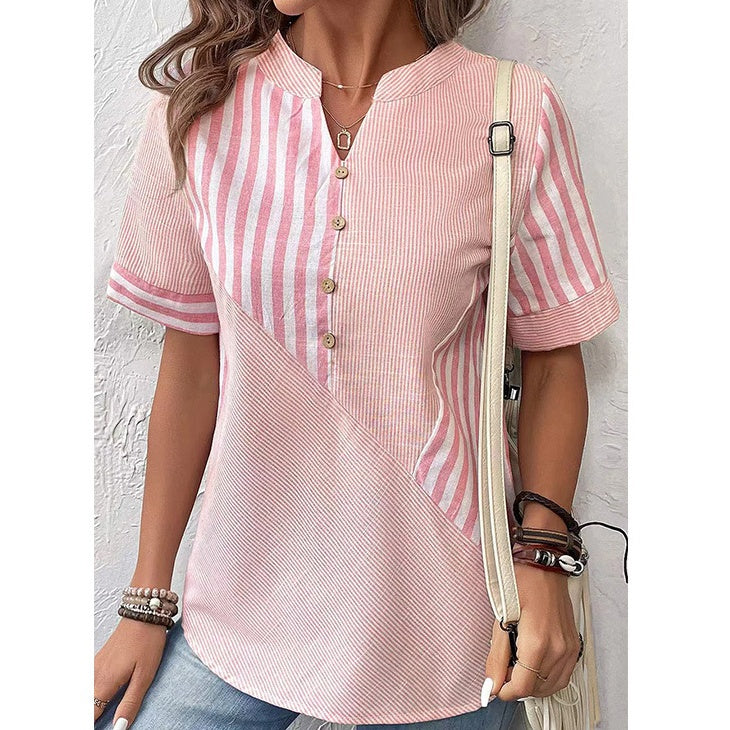 Winette | Everyday Ease Striped Blouse