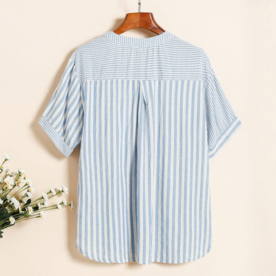 Winette | Everyday Ease Striped Blouse
