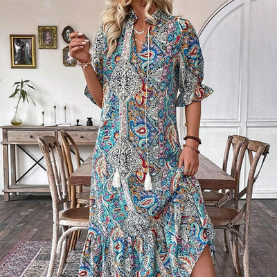 Reanna | Summer Bloom Boho Dress