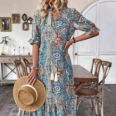 Reanna | Summer Bloom Boho Dress