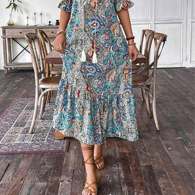 Reanna | Summer Bloom Boho Dress