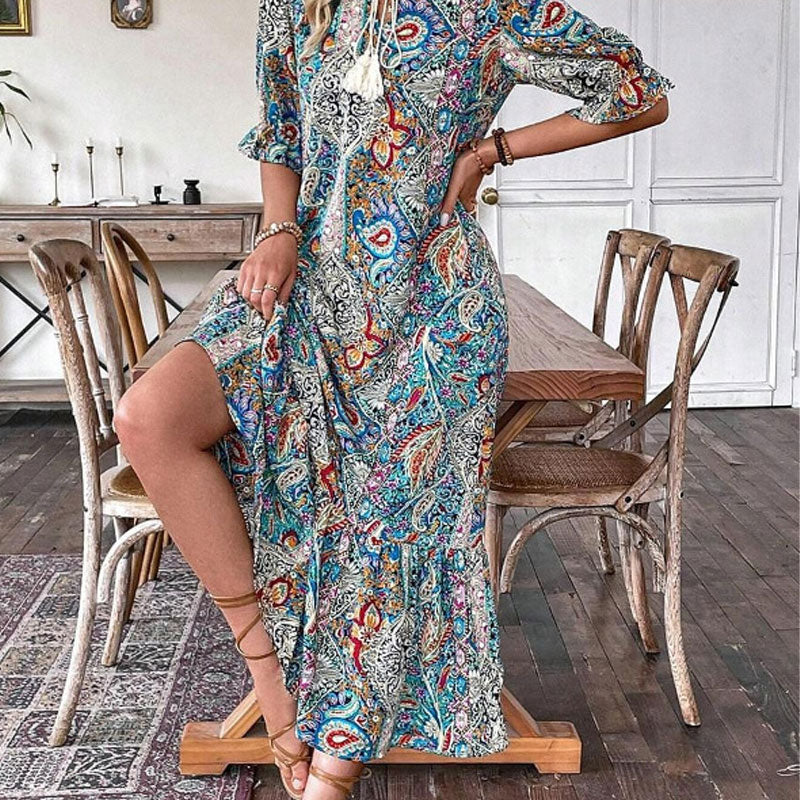 Reanna | Summer Bloom Boho Dress