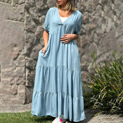 Leah | Casual V-Neck Dress