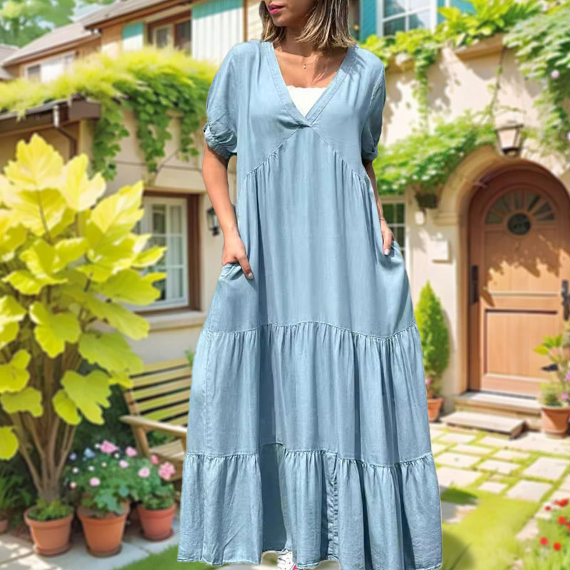 Leah | Casual V-Neck Dress