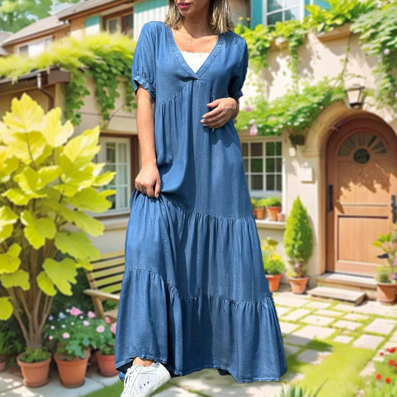 Leah | Casual V-Neck Dress