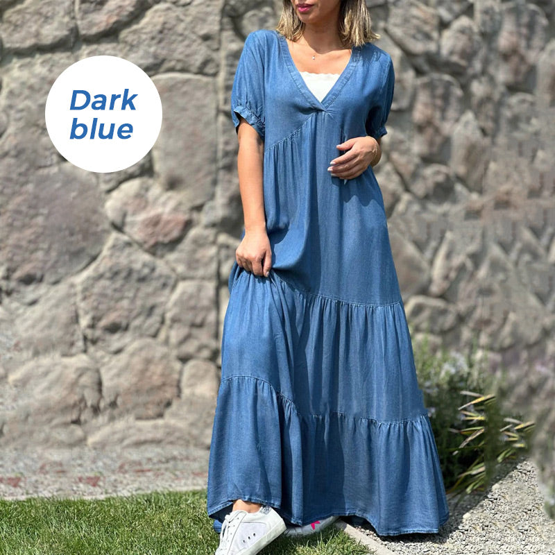 Leah | Casual V-Neck Dress