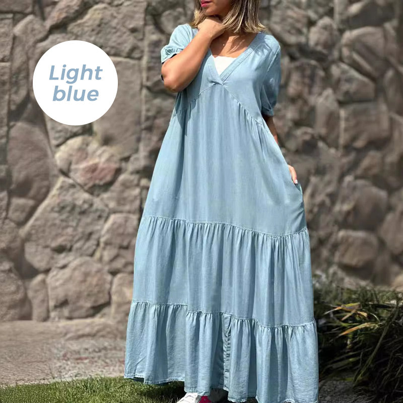 Leah | Casual V-Neck Dress