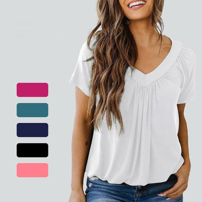 Doris | Casual Charm Pleated Top