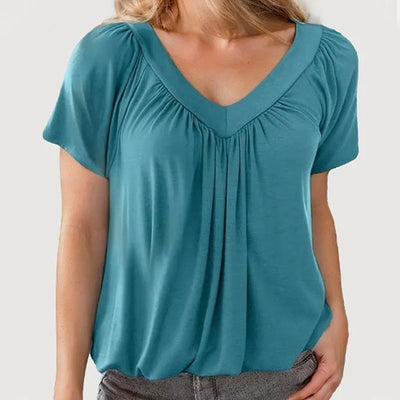 Doris | Casual Charm Pleated Top