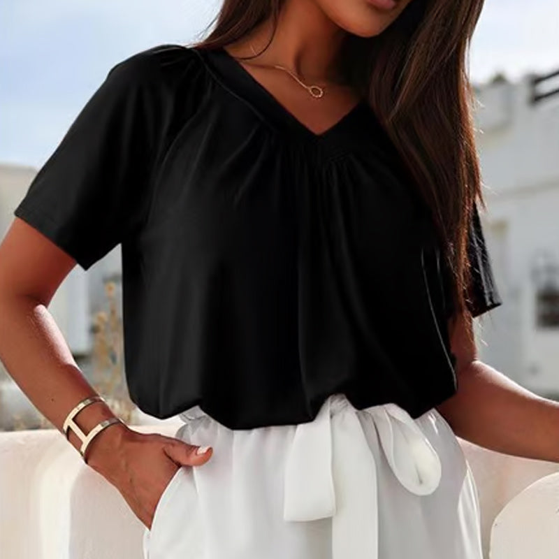 Doris | Casual Charm Pleated Top