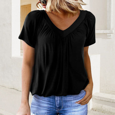 Doris | Casual Charm Pleated Top