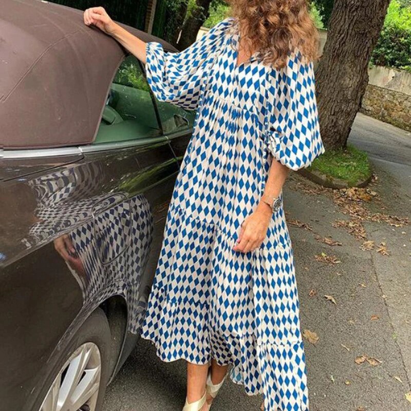Shira | Effortless Boho V-Neck Dress