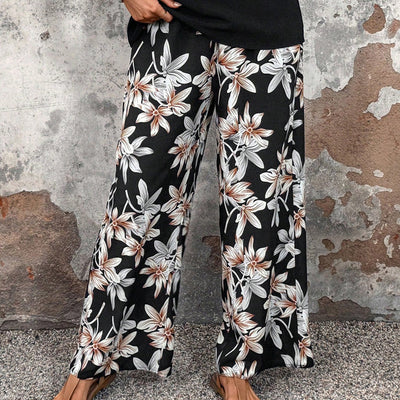 Hester | Comfortable Floral Wide Pants Set