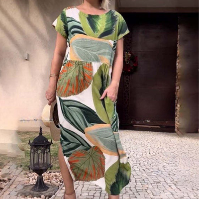 Sarai | Chic Round-Neck Dress