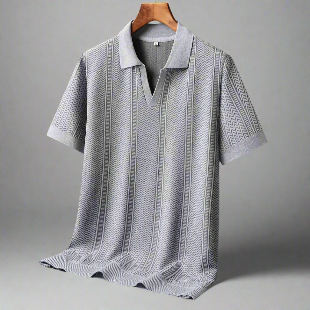 Cavallaro Knitted Polo Shirt